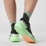 Salomon Pulsar Trail Shoes (Women's) Black / Green Ash / Cantaloupe - Find Your Feet Australia Hobart Launceston Tasmania