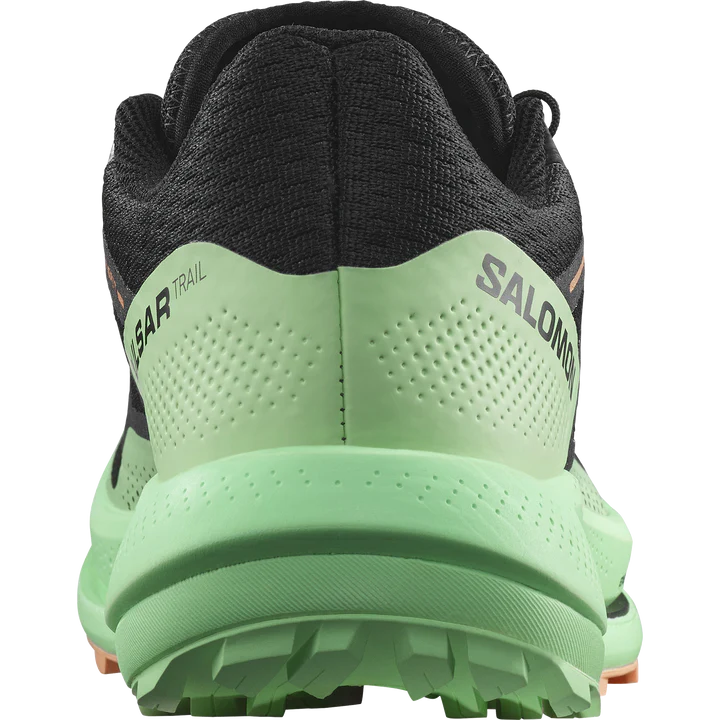Salomon Pulsar Trail Shoes (Women's) Black / Green Ash / Cantaloupe - Find Your Feet Australia Hobart Launceston Tasmania