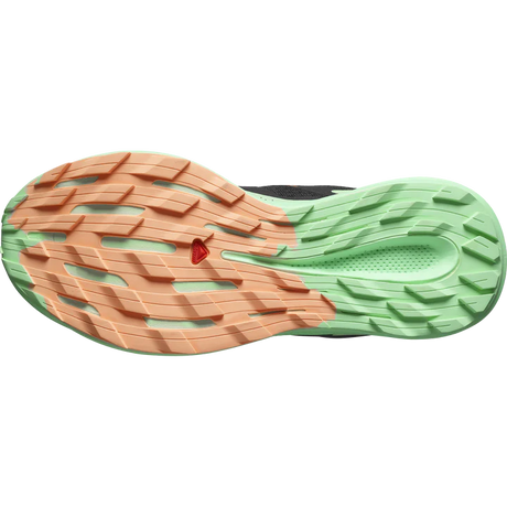 Salomon Pulsar Trail Shoes (Women's) Black / Green Ash / Cantaloupe - Find Your Feet Australia Hobart Launceston Tasmania