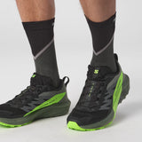 Salomon Sense Ride 5 (Men's) - Black/Laurel Wreath/Green Gecko - Find Your Feet Australia Hobart Launceston Tasmania