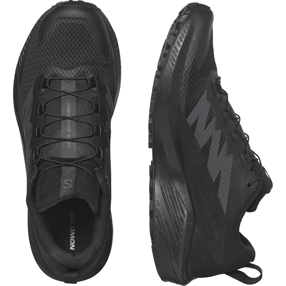 Salomon Sense Ride 5 SR (Unisex) - Black/Black/Phantom - Find Your Feet Australia Hobart Launceston Tasmania