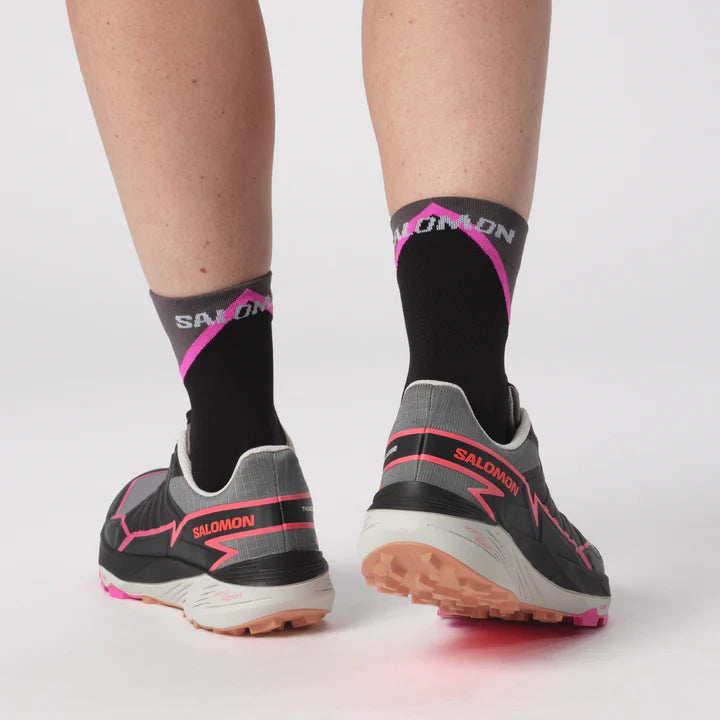 Salomon Thundercross Shoes (Women's) Plum Kitten / Black / Pink Glo - Find Your Feet Australia Hobart Launceston Tasmania