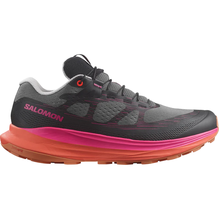 Salomon Ultra Glide 2 Shoes (Women's) Plum Kitten / Black / Pink Glo - Find Your Feet Australia Hobart Launceston Tasmania