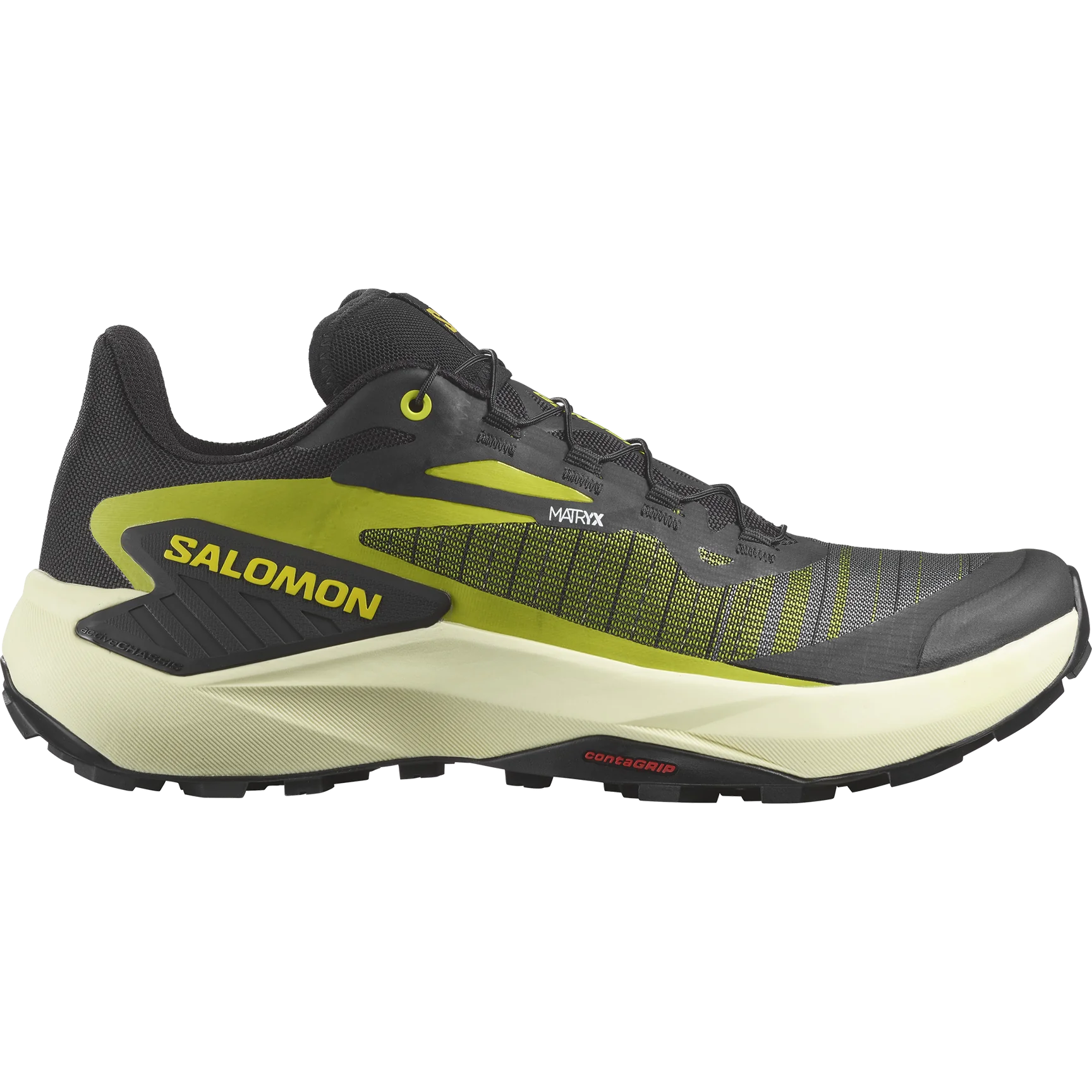 Salomon Genesis Shoe (Men's) - Black / Sulphur Spring / Transparent Yellow - Find Your Feet Australia Hobart Launceston Tasmania