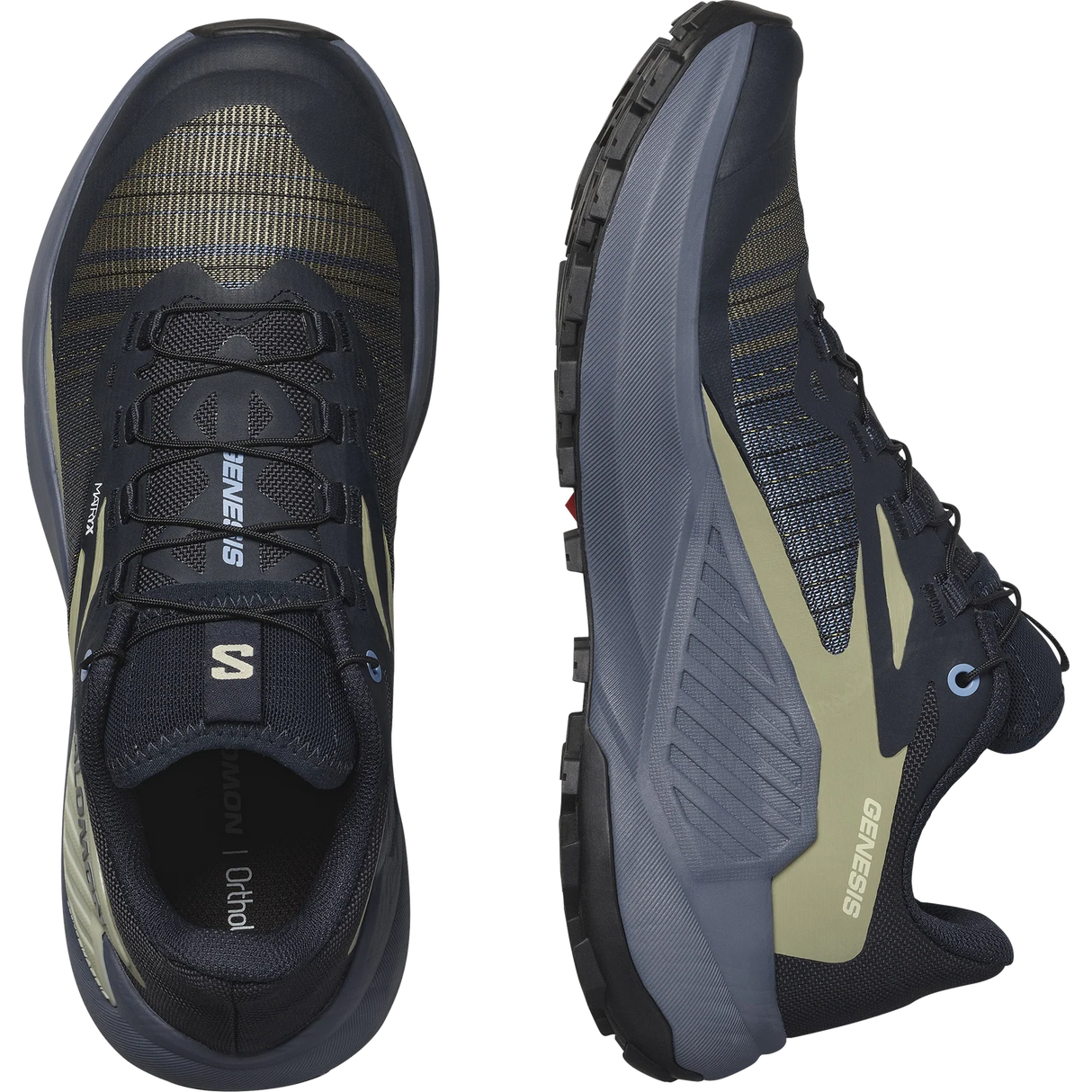 Salomon Genesis (Women's) - Carbon/Grisaille/Aloe Wash - Find Your Feet Australia Hobart Launceston Tasmania