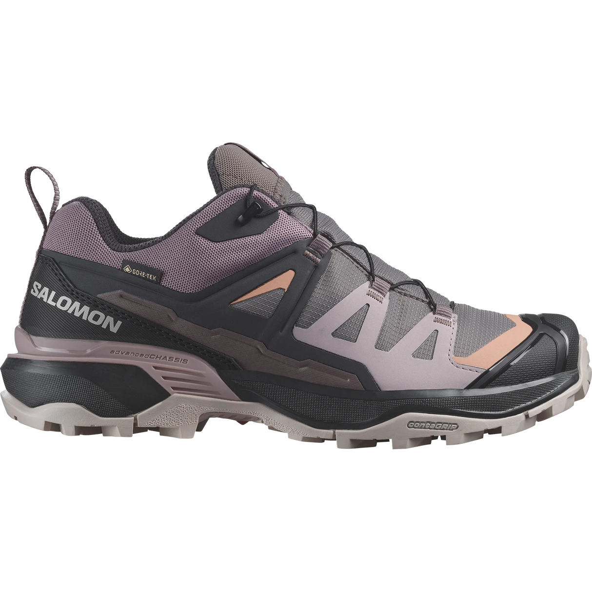 Salomon X Ultra 360 GTX (Women's) - Plum Kitten/Phantom/Cork - Find Your Feet Australia Hobart Launceston Tasmania