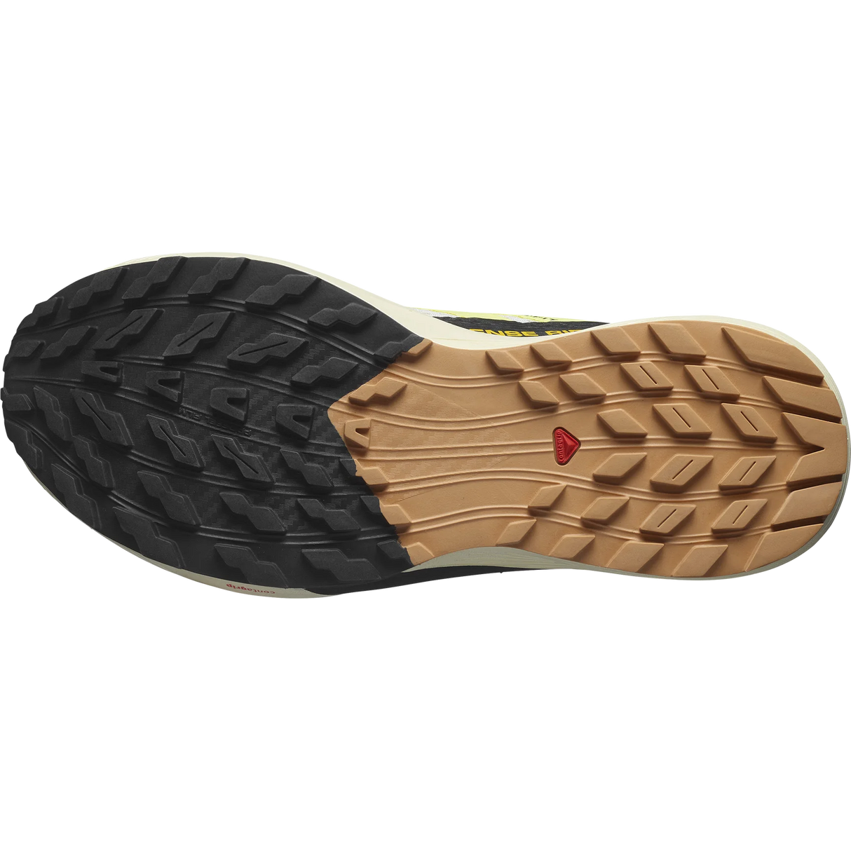 Salomon Sense Ride 5 Shoes (Women's) - Vanilla Ice / Sulphur Spring / Black - Find Your Feet Australia Hobart Launceston Tasmania
