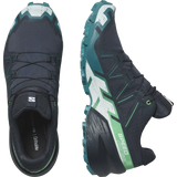 Salomon Speedcross 6 (Men's) - Carbon/Tahitian Tide/White - Find Your Feet Australia Hobart Launceston Tasmania