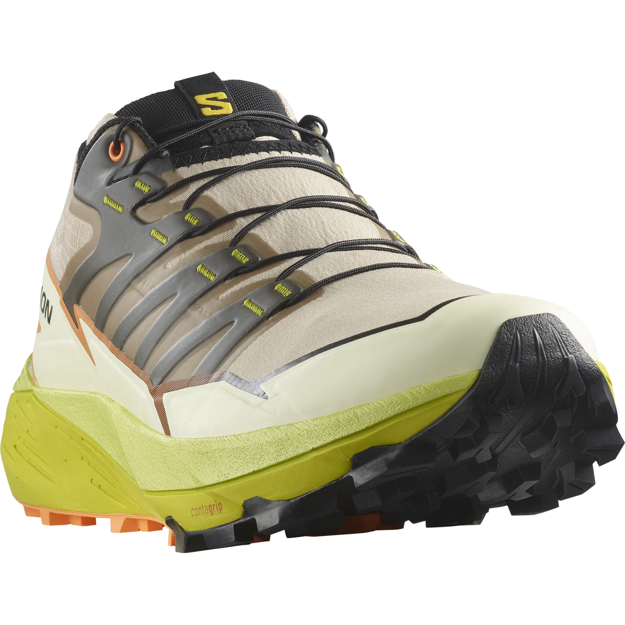 Salomon Thundercross Shoes (Men's) - Safari / Sulphur Spring / Black - Find Your Feet Australia Hobart Launceston Tasmania