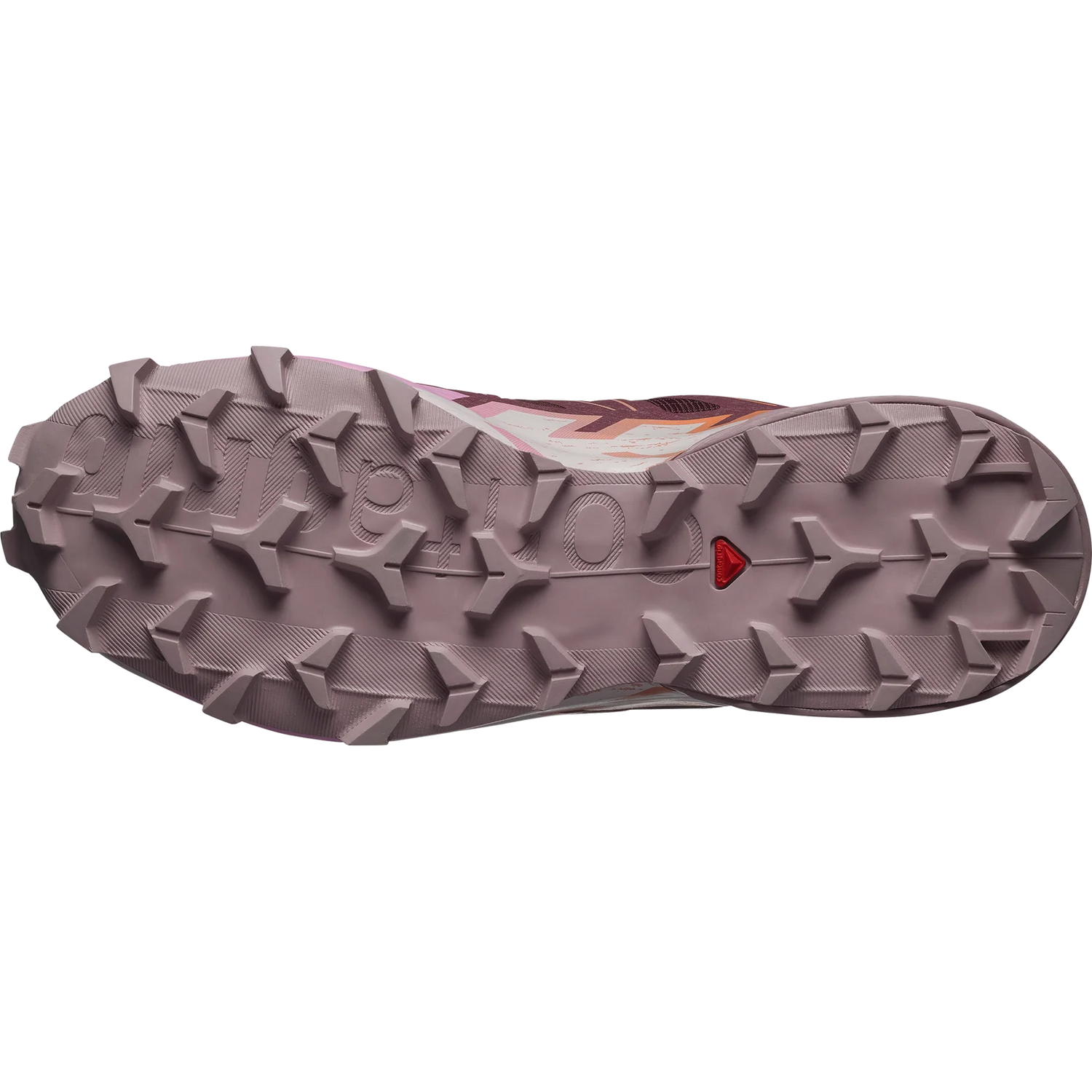 Salomon Speedcross 6 (Women's) - Catawba Grape/Papaya/Deauville Mauve - Pink - Purple - White - Orange