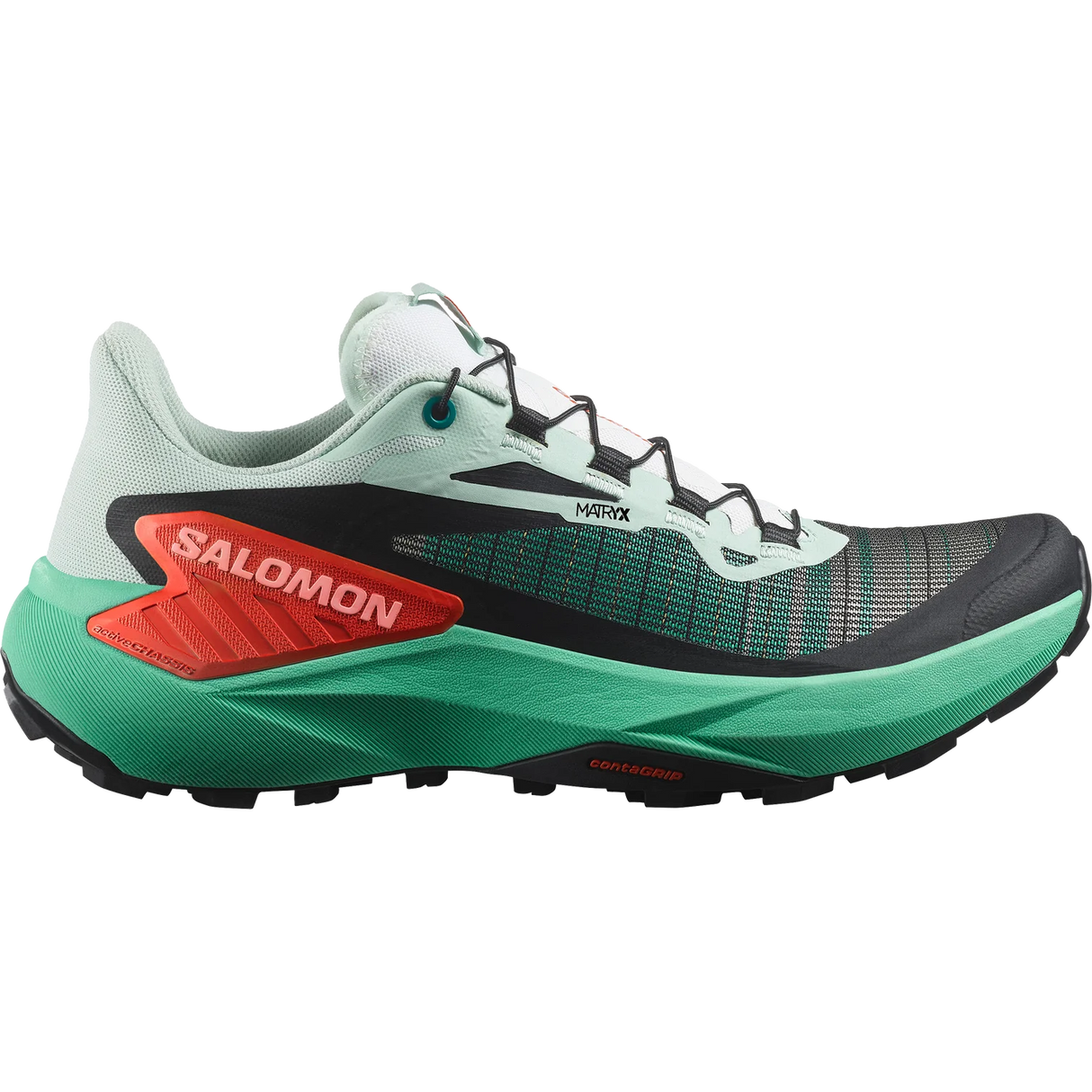 Salomon Genesis (Women's) - Bay/Electric Green/Cherry Tomato - Find Your Feet Australia Hobart Launceston Tasmania