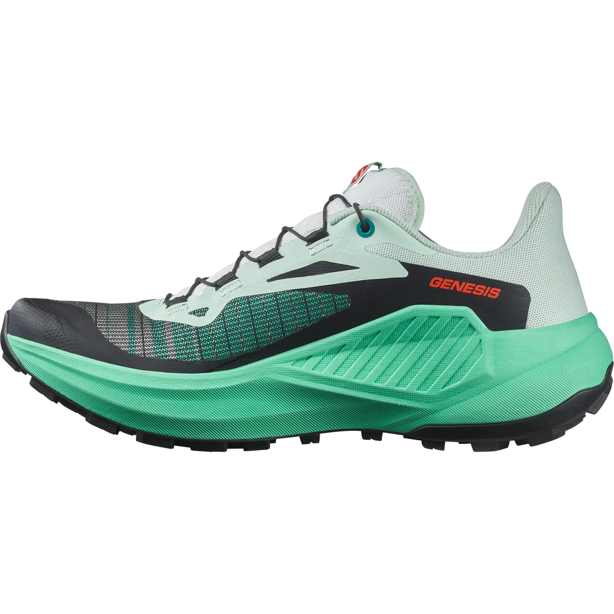 Salomon Genesis (Women's) - Bay/Electric Green/Cherry Tomato - Find Your Feet Australia Hobart Launceston Tasmania