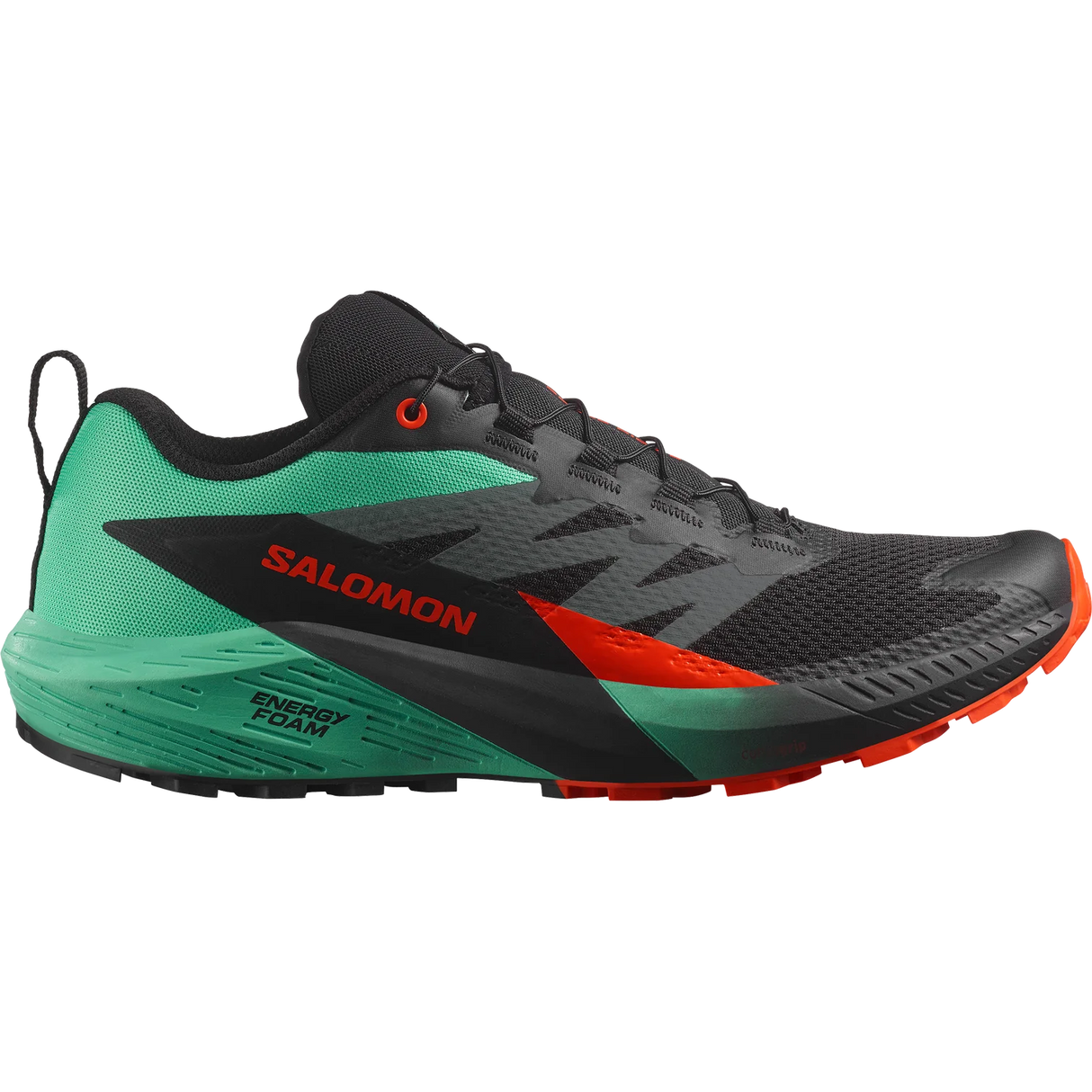 Salomon Sense Ride 5 (Men's) - Black/Bay/Cherry Tomato - Find Your Feet Australia Hobart Launceston Tasmania
