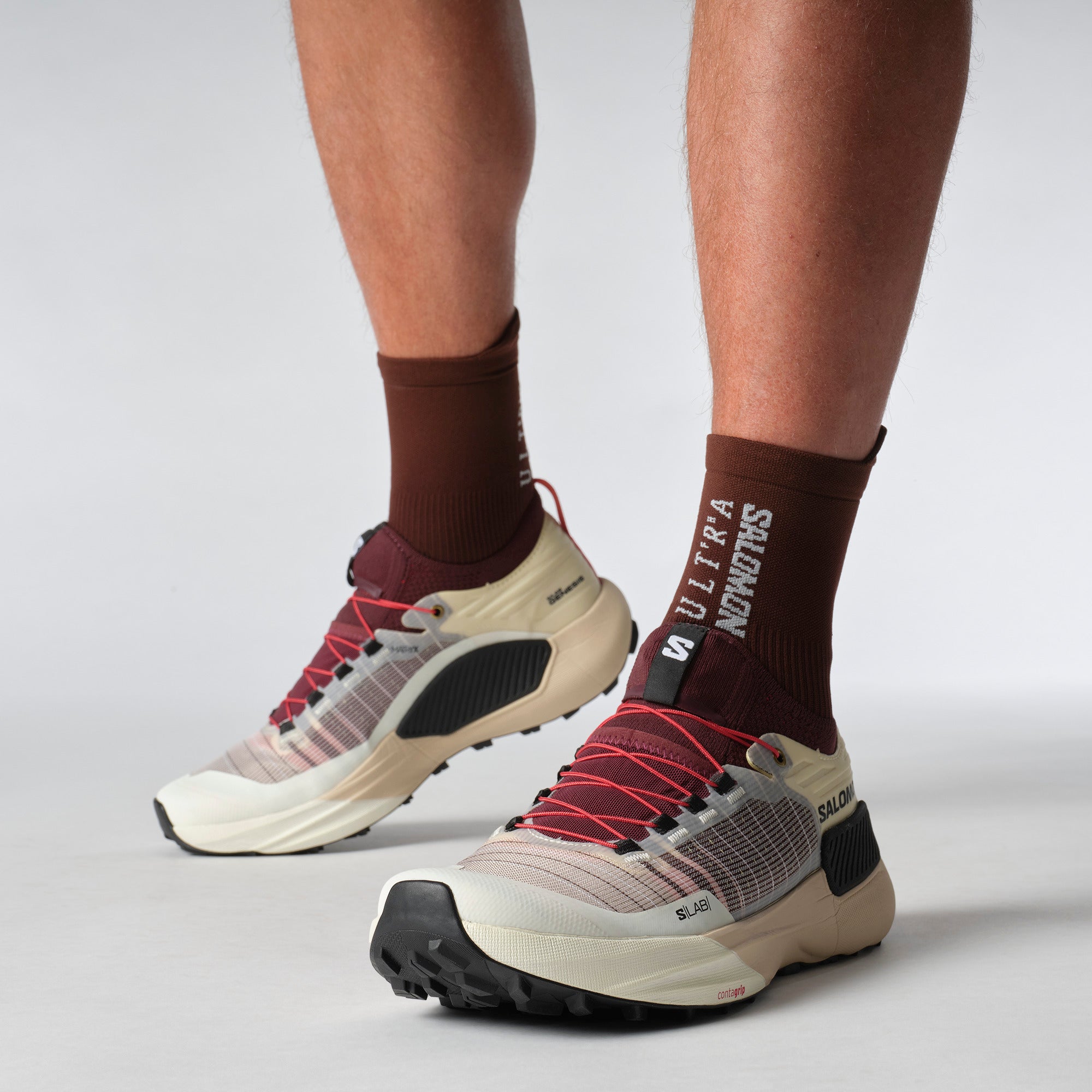 Salomon S/LAB Genesis (Unisex) - Vanilla Ice/Decadent Chocolate/Black - Find Your Feet Australia Hobart Launceston Tasmania