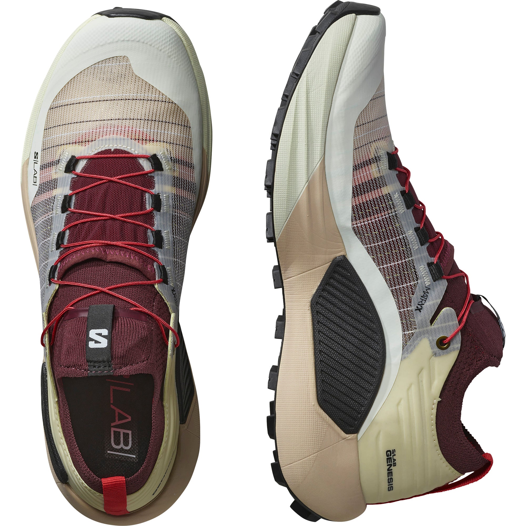 Salomon S/LAB Genesis (Unisex) - Vanilla Ice/Decadent Chocolate/Black - Find Your Feet Australia Hobart Launceston Tasmania