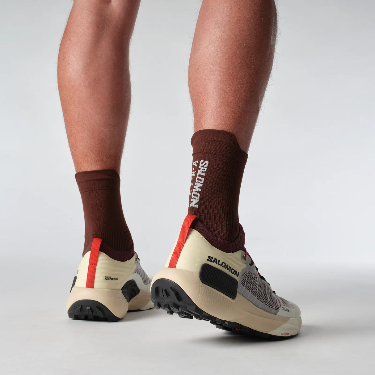 Salomon S/LAB Genesis (Unisex) - Vanilla Ice/Decadent Chocolate/Black - Find Your Feet Australia Hobart Launceston Tasmania