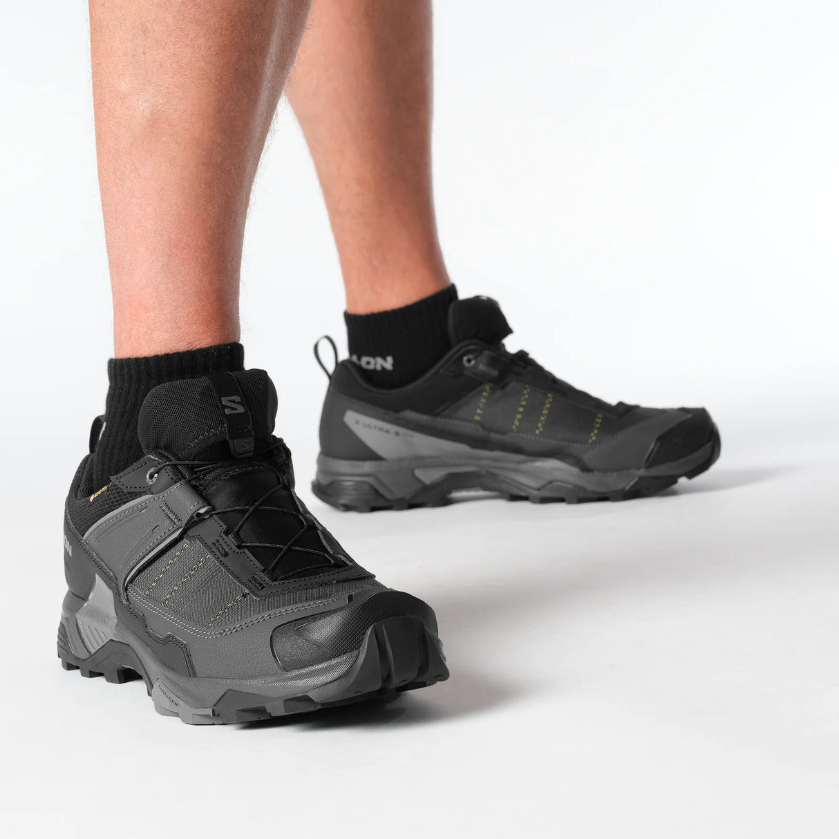 Salomon X Ultra 5 GORE-TEX Shoes (Men's) - Black/Asphalt/Castlerock