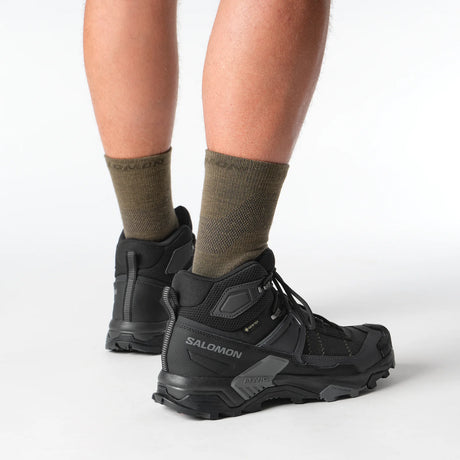 Salomon X Ultra 5 Mid GORE-TEX (Men's) - Black/Asphalt/Castlerock - Find Your Feet Australia Hobart Launceston Tasmania
