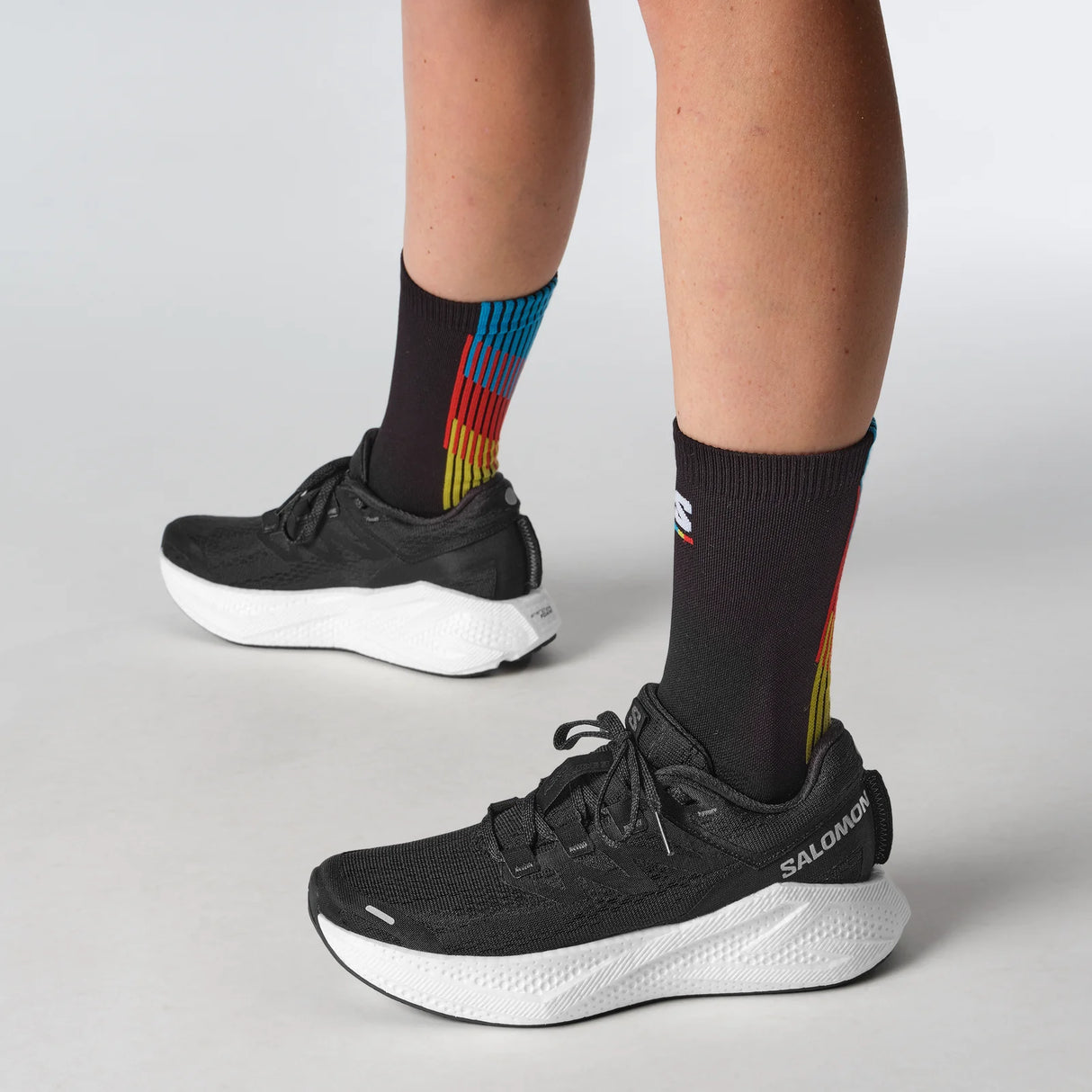 Salomon Aero Glide 3 (Women's) - Black/White/Asphalt - Find Your Feet Australia Hobart Launceston Tasmania