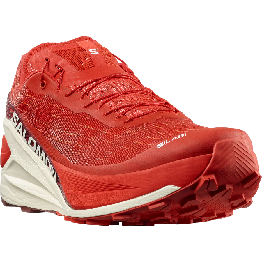 Salomon S/LAB Pulsar 4 (Unisex) - Fiery Red/Vanilla Ice/Andorra - Find Your Feet Australia Hobart Launceston Tasmania