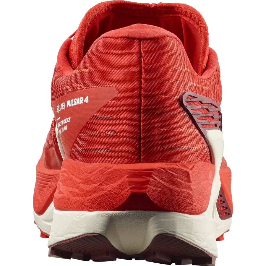 Salomon S/LAB Pulsar 4 (Unisex) - Fiery Red/Vanilla Ice/Andorra - Find Your Feet Australia Hobart Launceston Tasmania