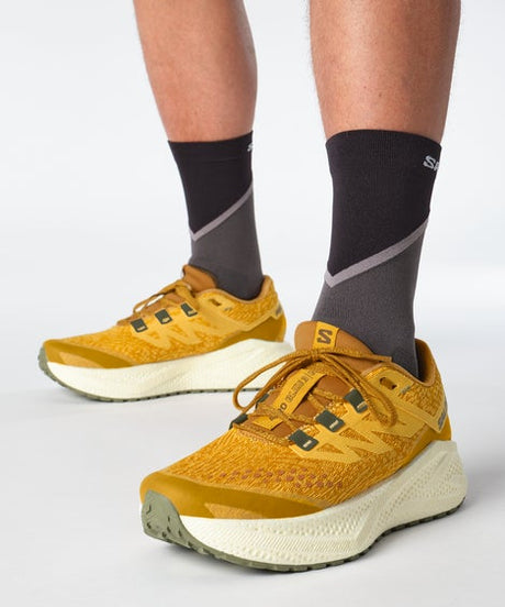 Salomon Aero Glide 3 GRVL (Men's) - Spicy Mustard/Vanilla Ice/Deep Lichen Green - Find Your Feet Australia Hobart Launceston Tasmania
