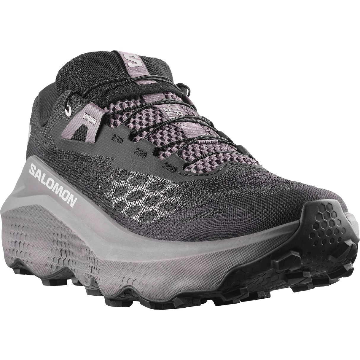 Salomon Ultra Glide 4 Shoes (Men's) - Black/Dark Gull Grey/Silver Cloud