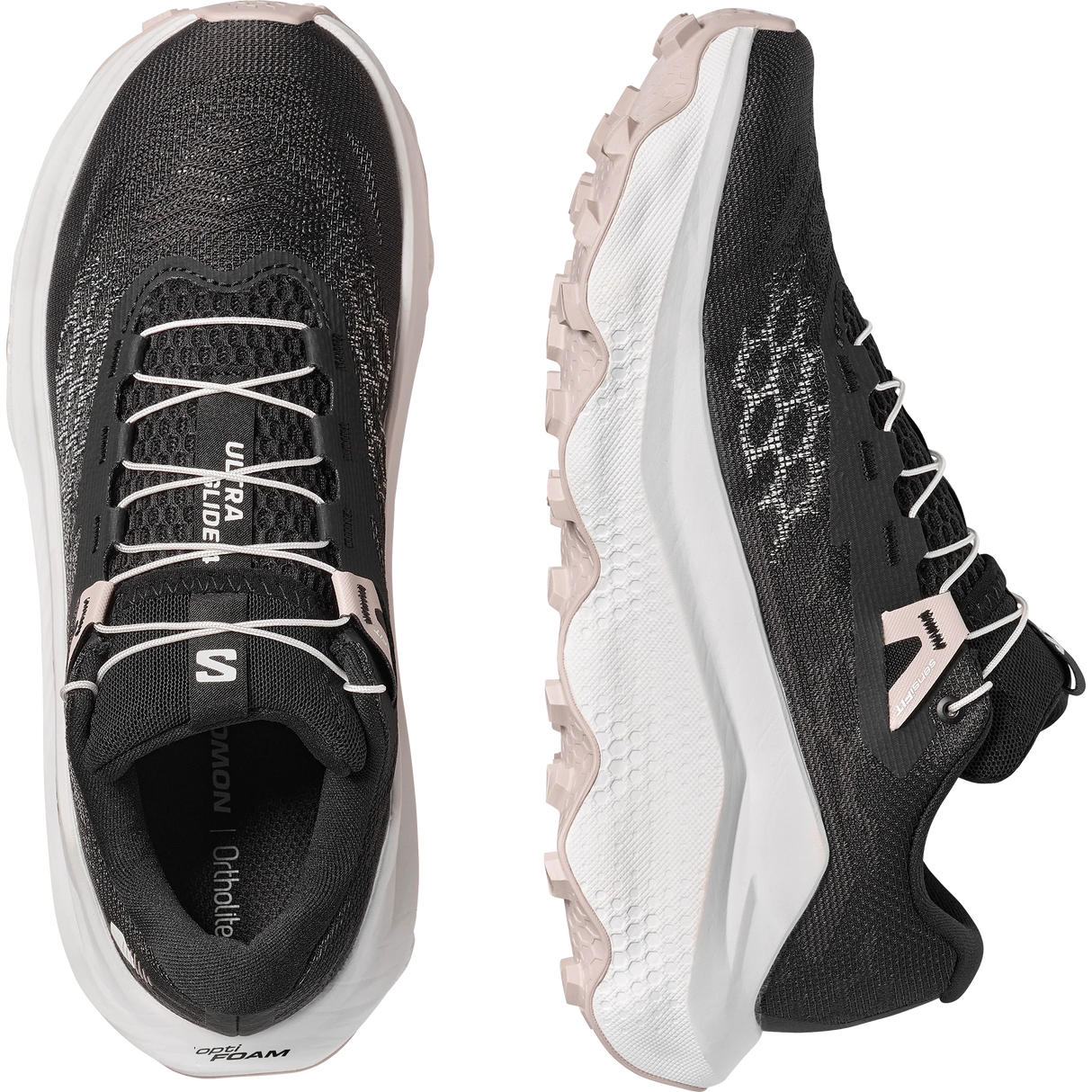 Salomon Ultra Glide 4 Shoes (Women's) - Black/White/Silver