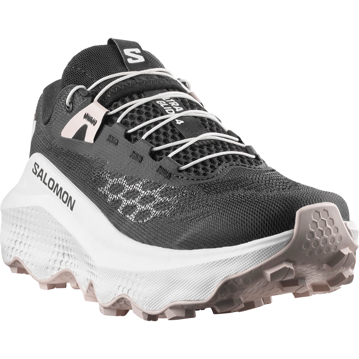 Salomon Ultra Glide 4 Shoes (Women's) - Black/White/Silver