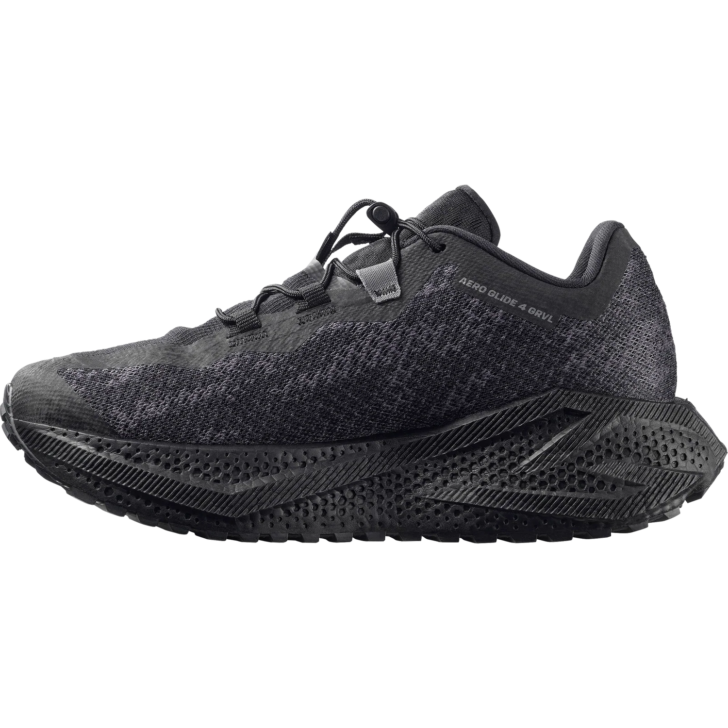Salomon Aero Glide 4 GRVL Shoes (Women's) - Black/Asphalt/Black