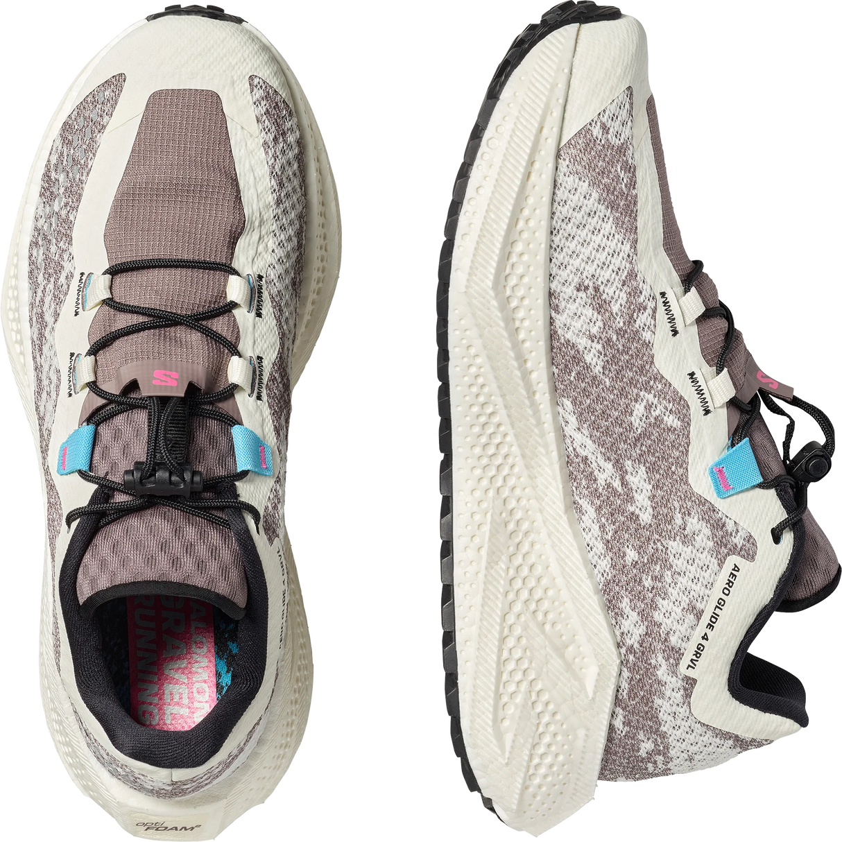 Salomon Aero Glide 4 GRVL Shoes (Women's) - Vanilla Ice/Black/Iron