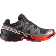 Salomon Speedcross 6 Gore-Tex Shoes (Men's) - Black/Fiery Red/Almond Milk