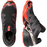 Salomon Speedcross 6 Gore-Tex Shoes (Men's) - Black/Fiery Red/Almond Milk