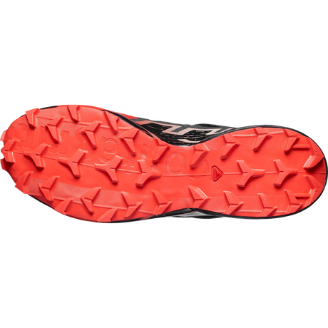 Salomon Speedcross 6 Gore-Tex Shoes (Men's) - Black/Fiery Red/Almond Milk