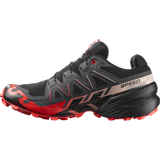 Salomon Speedcross 6 Gore-Tex Shoes (Men's) - Black/Fiery Red/Almond Milk