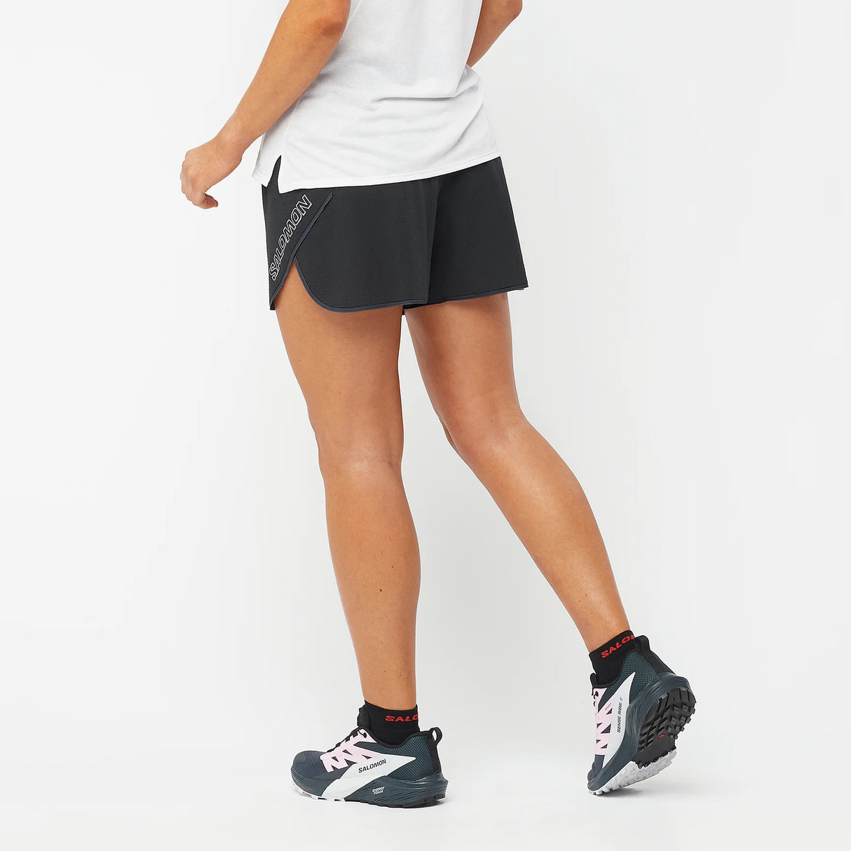 Salomon Sense Aero 5" Short (Women's) - Deep Black - Find Your Feet Australia Hobart Launceston Tasmania
