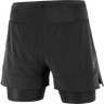 Salomon Sense Aero 2 in 1 Short (Men's) - Black - Find Your Feet Australia Hobart Launceston Tasmania