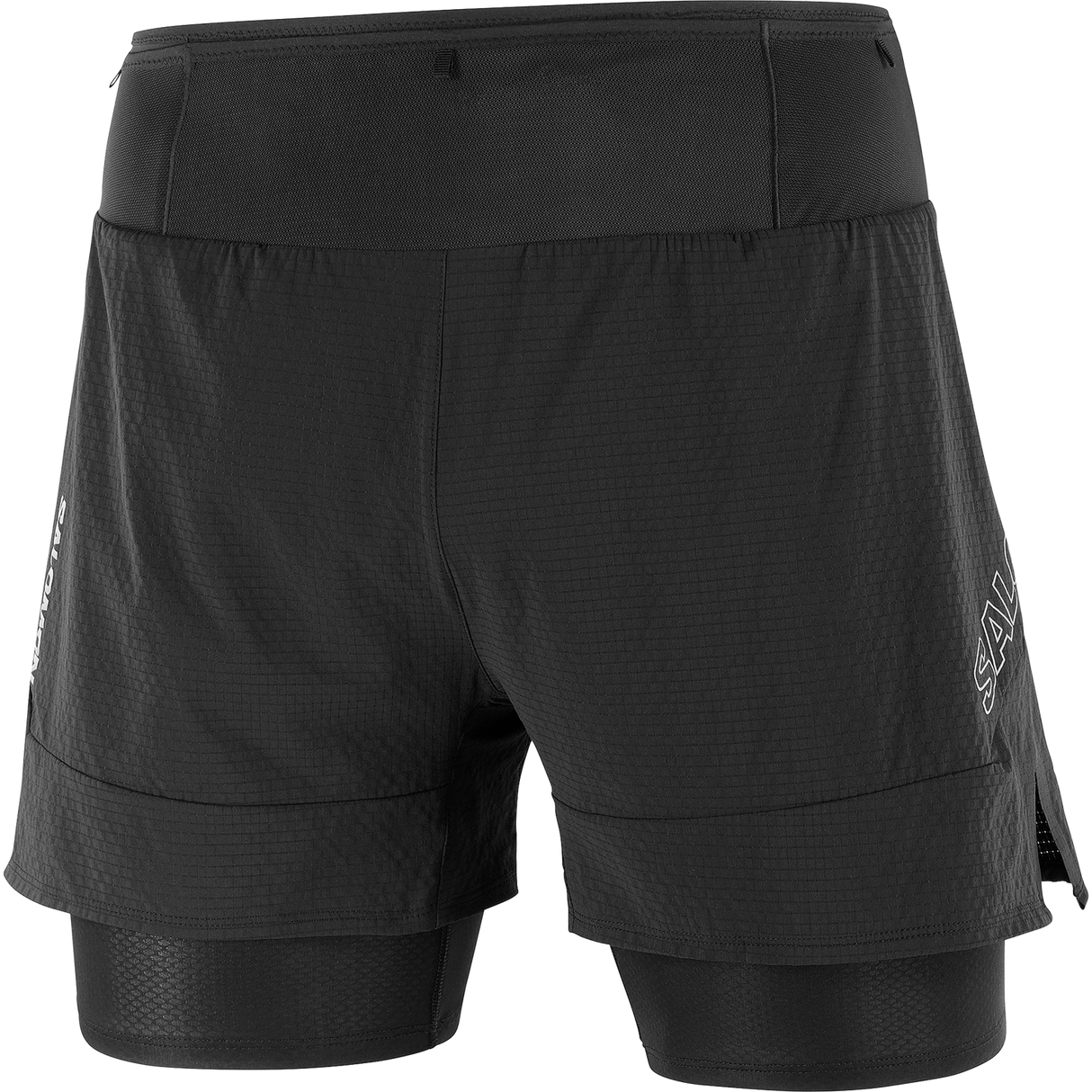 Salomon Sense Aero 2 in 1 Short (Men's) - Black - Find Your Feet Australia Hobart Launceston Tasmania