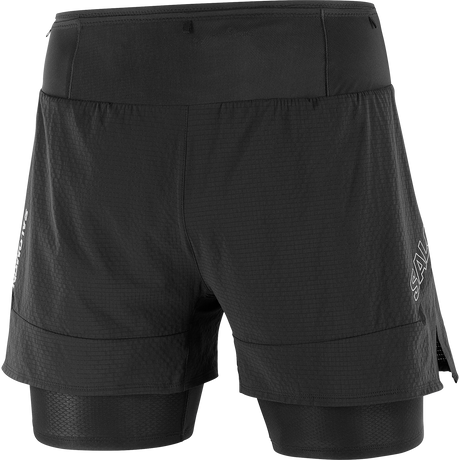 Salomon Sense Aero 2 in 1 Short (Men's) - Black - Find Your Feet Australia Hobart Launceston Tasmania