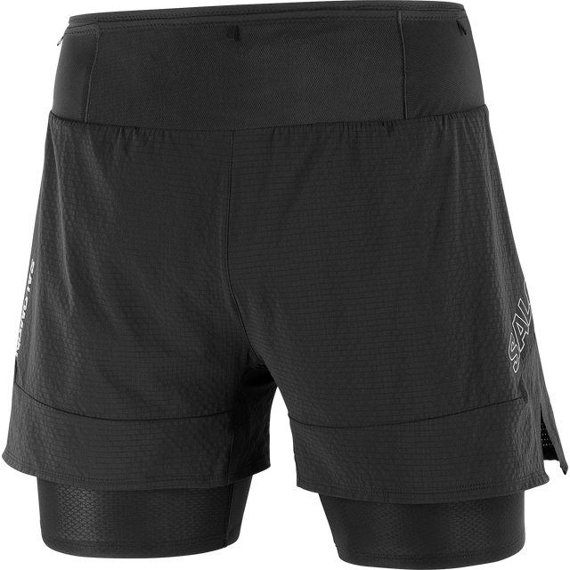 Salomon Sense Aero 2 in 1 Short (Men's) - Black - Find Your Feet Australia Hobart Launceston Tasmania