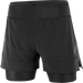 Salomon Sense Aero 2 in 1 Short (Men's) - Black - Find Your Feet Australia Hobart Launceston Tasmania