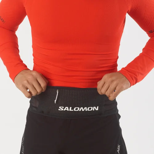 Salmon S/LAB Belt (Unisex) Black/White - Find Your Feet Australia Hobart Launceston Tasmania