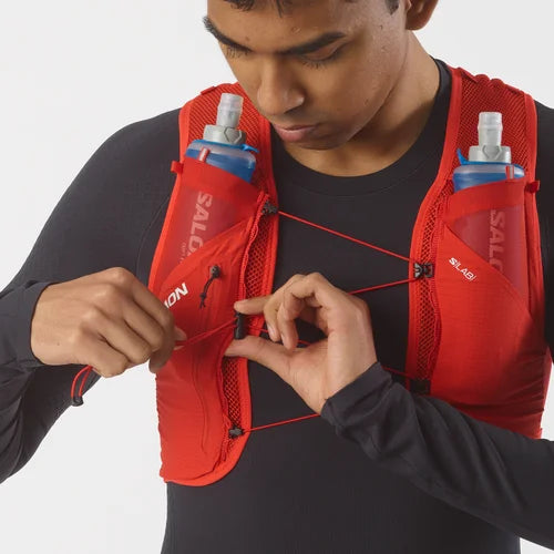 Salomon S/LAB Pulsar 3 Set Vest Pack (Unisex) - Fiery Red/Black - Find Your Feet Australia Hobart Launceston Tasmania