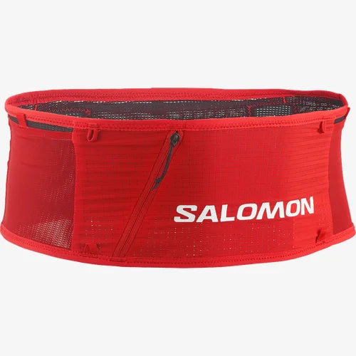 Salmon S/LAB Belt (Unisex) Fiery Red/Black - Find Your Feet Australia Hobart Launceston Tasmania