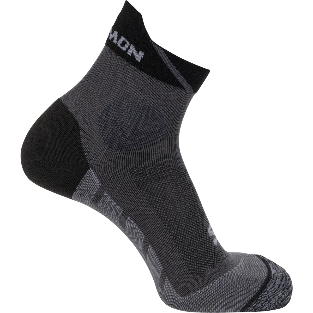 Salomon Speedcross Ankle Sock (Unisex) - Black/Magnet/Quarry - Find Your Feet Australia Hobart Launceston Tasmania