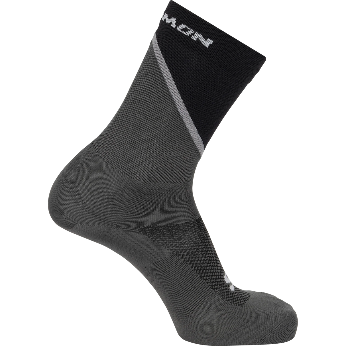 Salomon Pulse Crew Socks (Unisex) - Black/Monument/Magnet - Find Your Feet Australia Hobart Launceston Tasmania