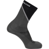 Salomon Pulse Crew Socks (Unisex) - Black/Monument/Magnet - Find Your Feet Australia Hobart Launceston Tasmania