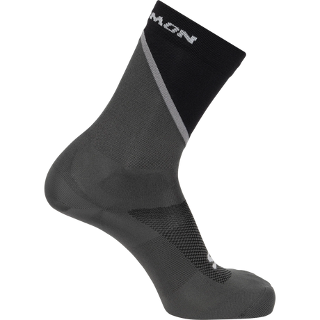 Salomon Pulse Crew Socks (Unisex) - Black/Monument/Magnet - Find Your Feet Australia Hobart Launceston Tasmania