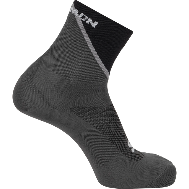 Salomon Pulse Ankle Socks (Unisex) - Black/Monument/Magnet - Find Your Feet Australia Hobart Launceston Tasmania