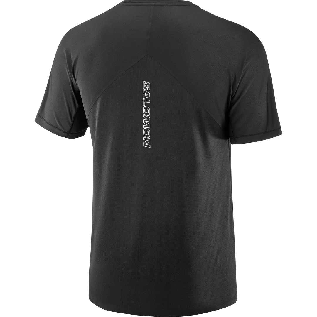 Salomon Sense Aero SS Tee (Men's) - Deep Black - Find Your Feet Australia Hobart Launceston Tasmania